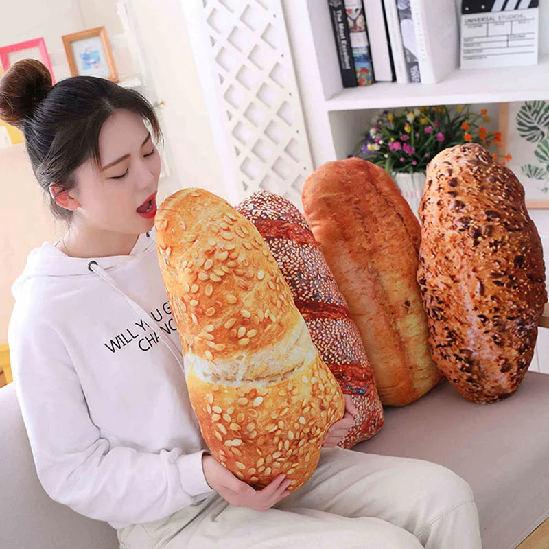 Simulational Plush Bread Burger Shape
