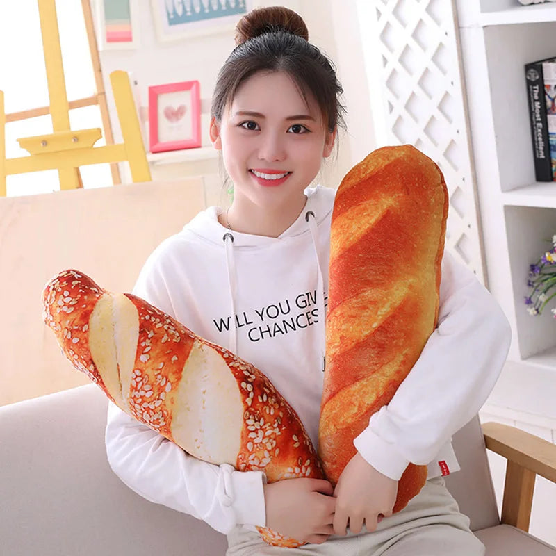 Simulational Plush Bread Burger Shape