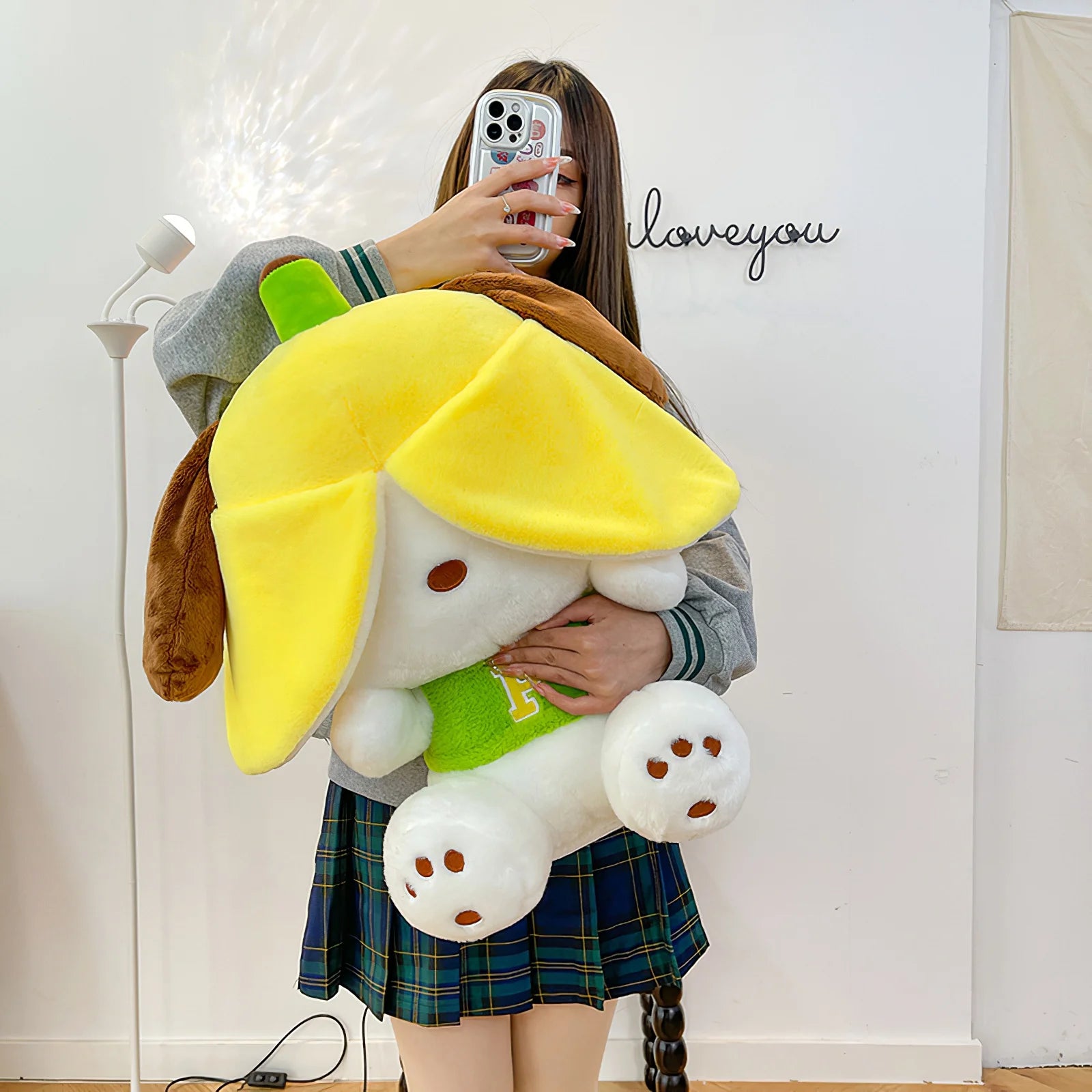 Cute Sanrio Banana Pochacco Plush Toy