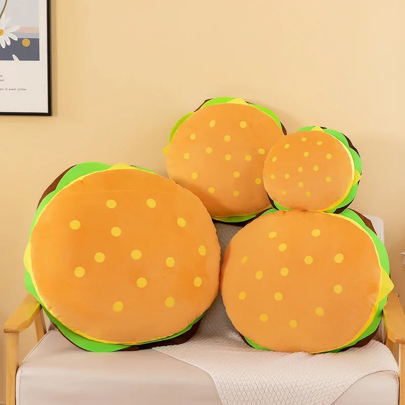French Fries Hamburger Plush Toy