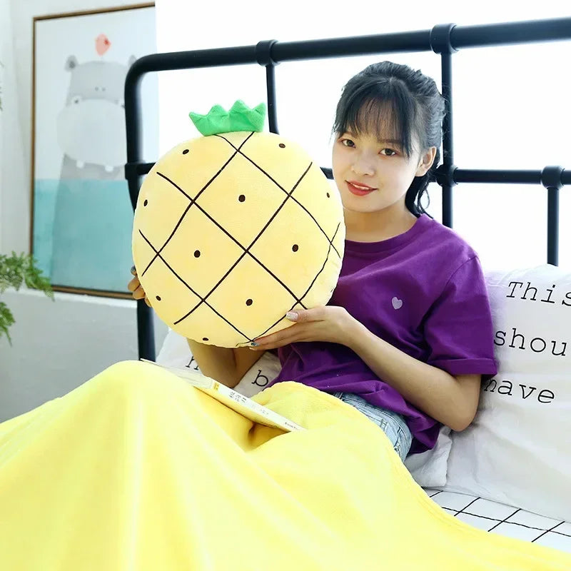 blanket filling fruit vegetables food