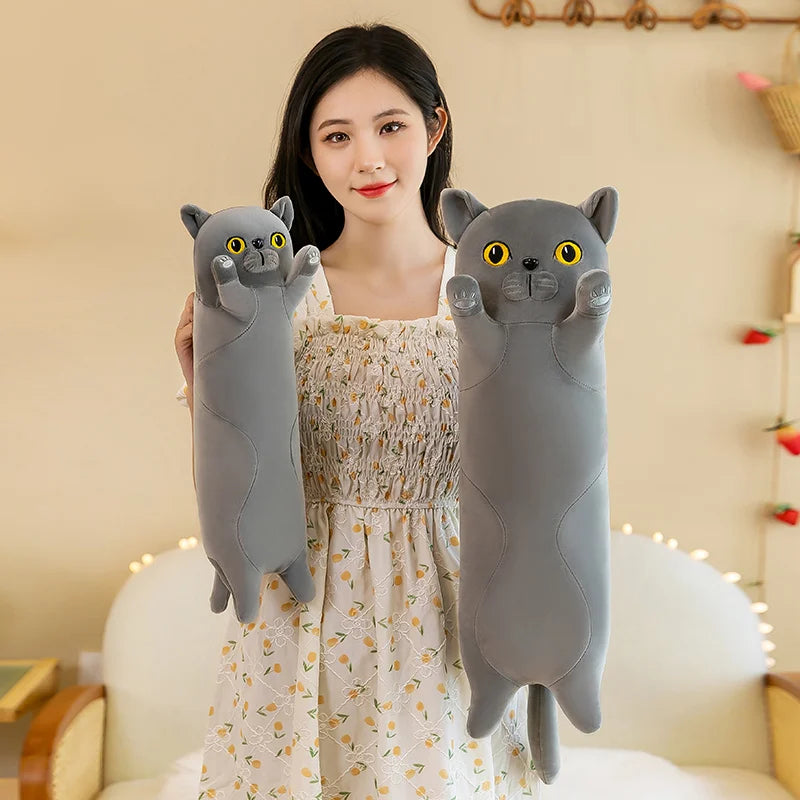 50-130cm Giant Gray Long Cat
