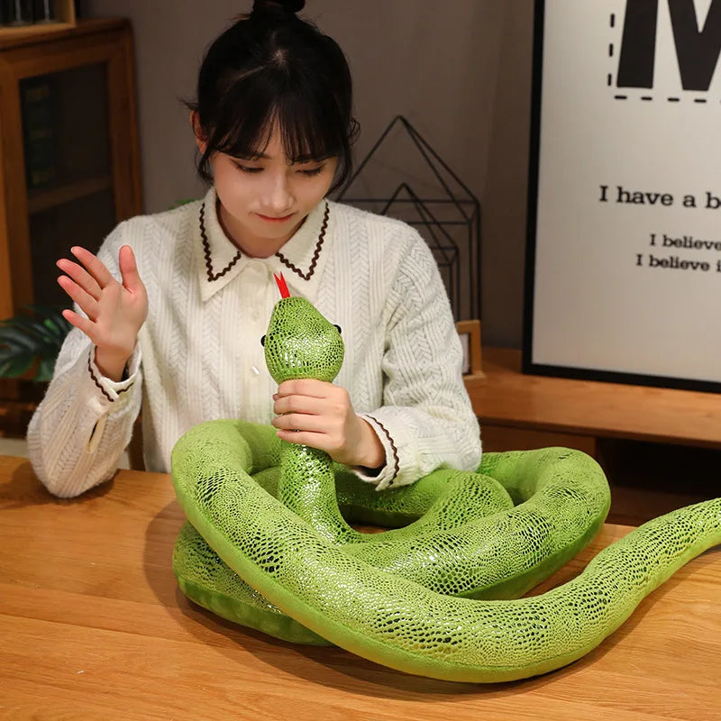 4 Colors Simulation Snakes Plush Toy