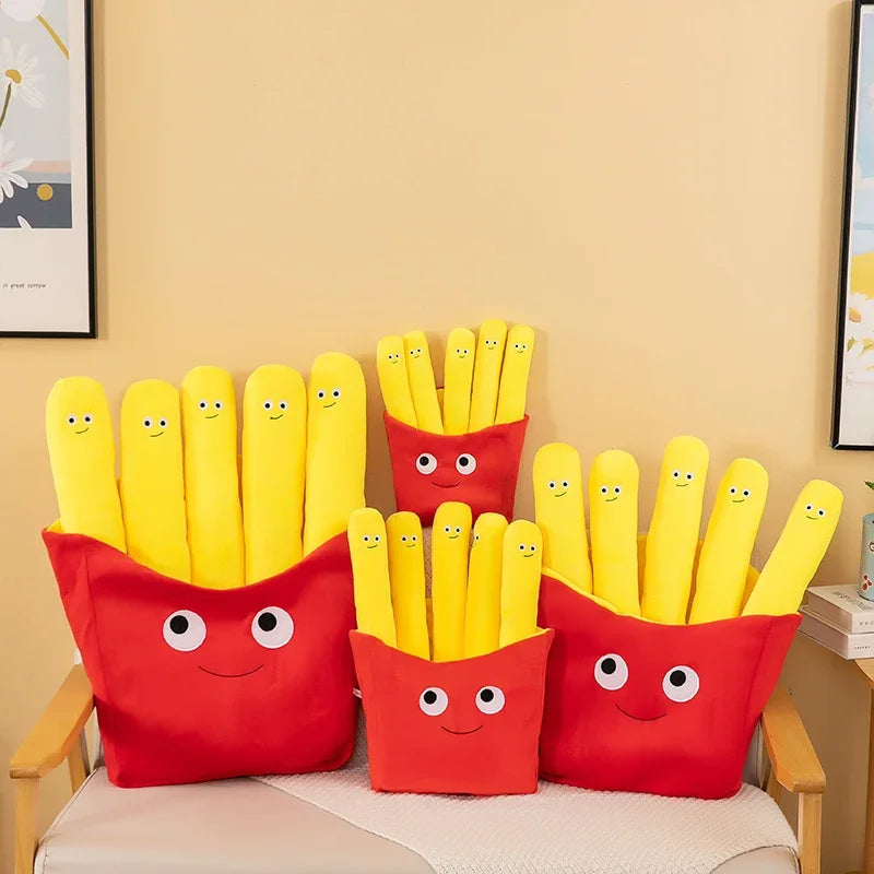 French Fries Hamburger Plush Toy