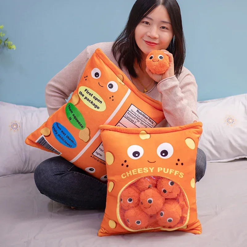 Cheesy Puffs Children's Plush Toy