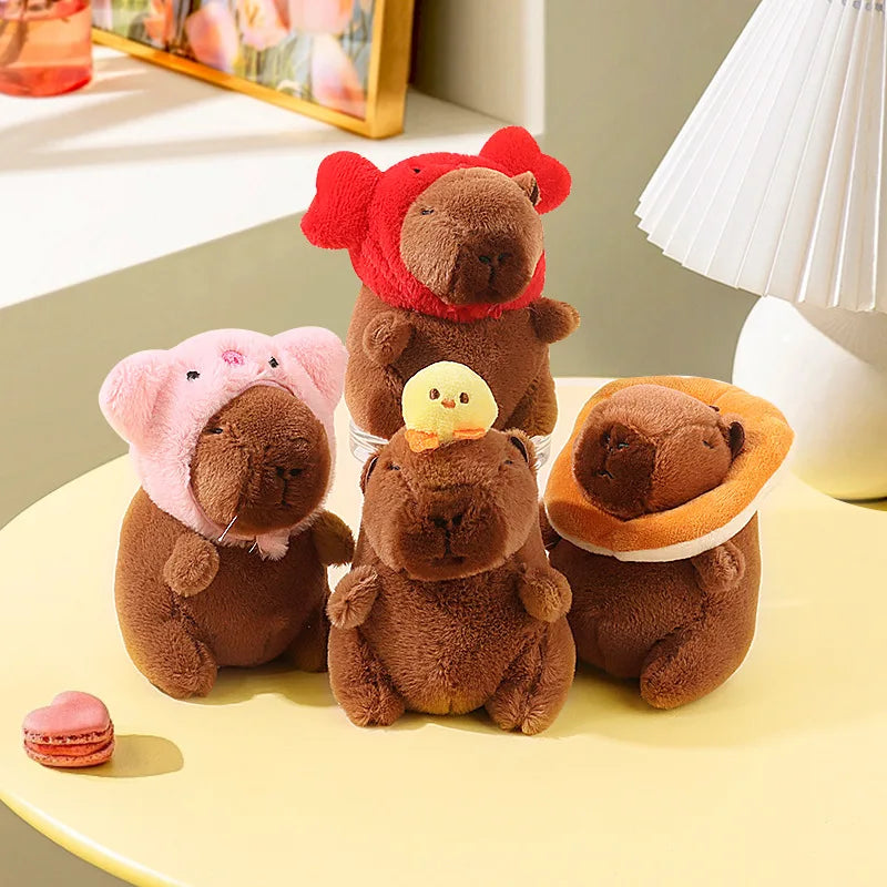 13cm Turtle Backpack Capibara Plushies