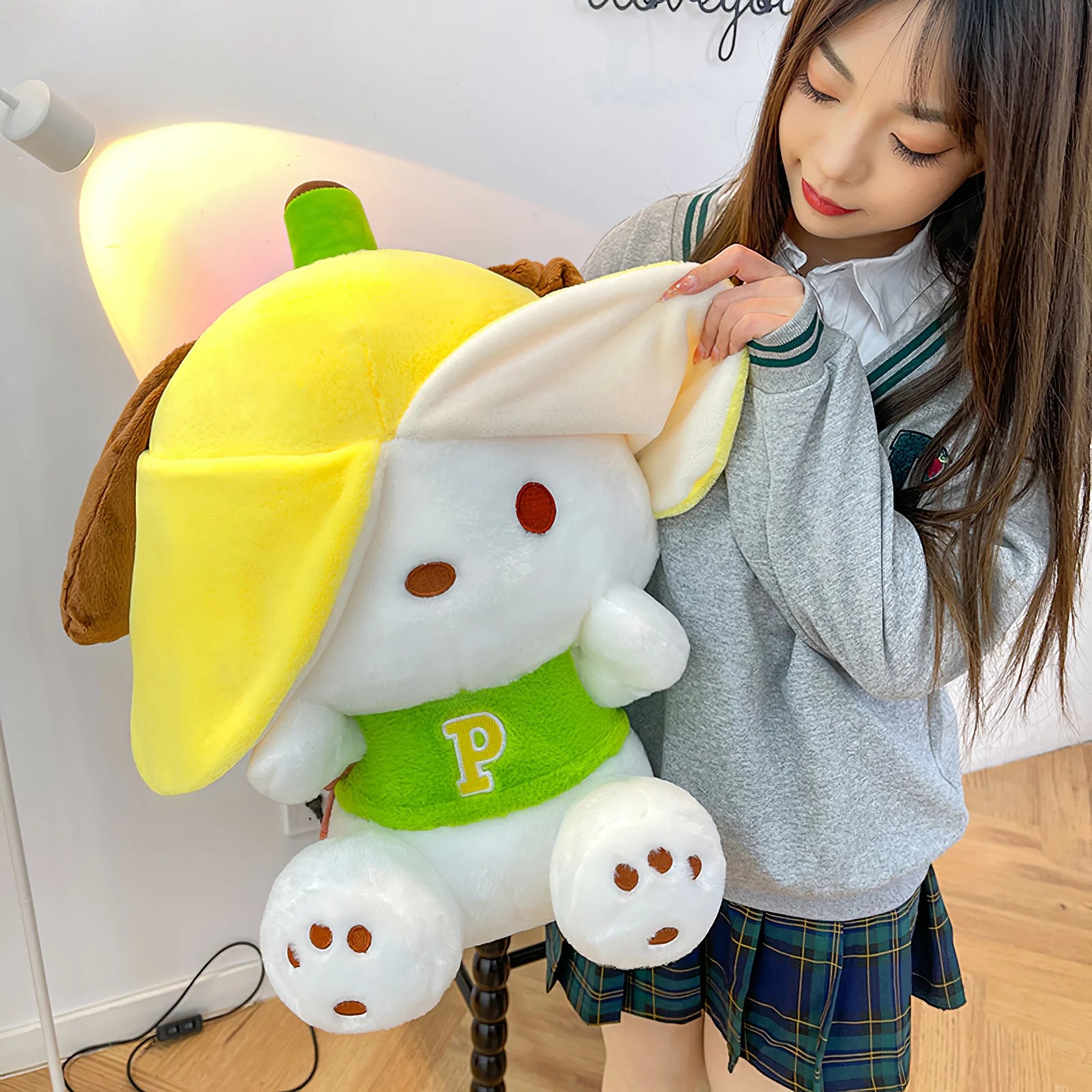 Cute Sanrio Banana Pochacco Plush Toy